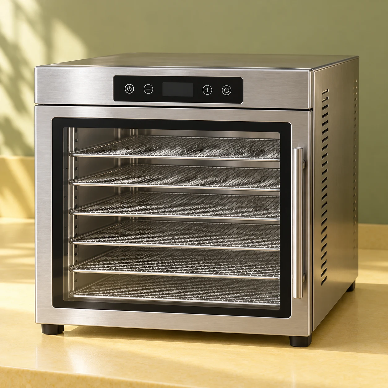 Steel six-tray dehydrator